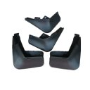 Car Splash Guard ABS Car Dirtboard 4 In 1 Pack Black Buick New Excelle 08-15