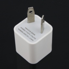 AU AC to USB Power Charger Adapter Plug for iPod iPhone White