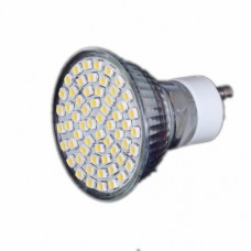 GU10 60LED Spot Light 220-240V 4W 3528 SMD 6000K White Bulb Lamp For Home