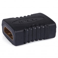 Black HDMI Female to Female Converter Black Coupler Extender Adapter Connector