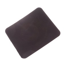 Square Mouse Mat, Ultra Thin, Silicone, Black