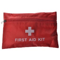 PPJY First Aid Bag Outdoor Use First Aid PU Bag (Bag Only First Aid Supplies Not Included)