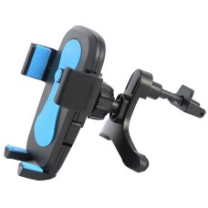 Car Use Phone Holder Air Outlet 360° Rotatable Phone Holder Clamp Type Mount Black