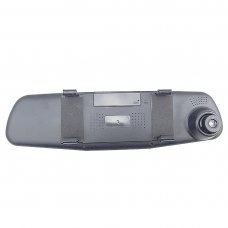 Automobile Data Recorder HD 1080P 3.8'' Rearview Mirror Car Corder Black+Blue Mirror