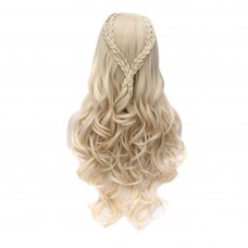 Cosplay Wig Pale Gold Long Curly Wig