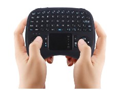 iPazzPort Wireless Mini Keyboard Touchpad Android TV Box HTPC KP-810-21TL Black