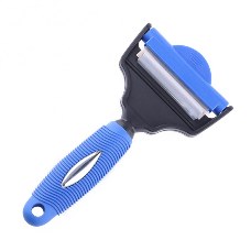 Double Sided Pet Comb Grooming Brush Stainless Steel Pet Safe Blades for Dog Cat