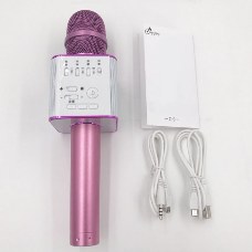 Portable Handheld Wireless Karaoke Microphone with Built-in Bluetooth Speaker