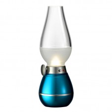 YSL-809 Innovative Decorative Lamp Retro Kerosone Lamp Blowing Control Lamp Blue