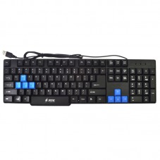 KB-101 Standard Gaming/Office USB Cable Keyboard Black