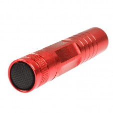 6 Sides Mini Flashlight Torch Red