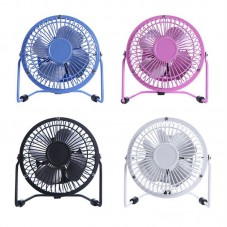 4 Inch Portable Size USB Rechargeable Table Desktop Personal Fan for Office