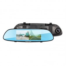 7-Inch Display Screen 1080P HD Dual Lens Vehicle Rearview Mirror 1GB + 16 GB