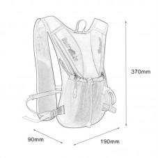 Outdoor Backpack Running Travel Riding Sports Kettle Storage Bag Organizer