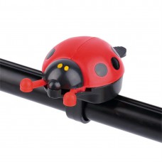 Lovely Kid Beetle Ladybug Ring Bell For Cycling Bicycle Bike Ride Horn Alarm