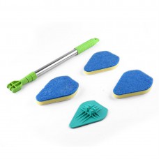Touch Free Extended Handle Clean Reaching Scrubber Bathtub Kitchen Cleaner
