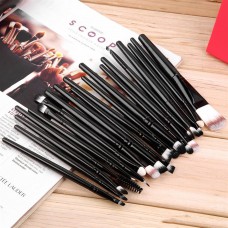 20 pcs Professional Makeup Beauty Cosmetic Blush Black Brushes Kits