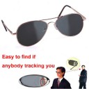 Anti-Track UV Protection Spy Reflex Sunglasses Side Mirror with Protective Case