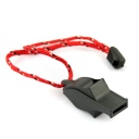 Dolphin Shape Plastic Whistle & Lanyard Emergency Survival New