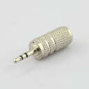 3.5mm Female jack to 2.5mm Male Plug Audio Adapter Converter Silver