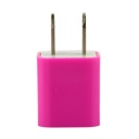 US AC to USB Power Charger Adapter Plug for iPod iPhone Rosy