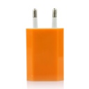 EU AC to USB Power Charger Adapter Plug for iPod iPhone Orange