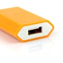 EU AC to USB Power Charger Adapter Plug for iPod iPhone Orange