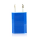 EU AC to USB Power Charger Adapter Plug for iPod iPhone Lake Blue