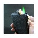 automatic cigarette case and lighter windproof type