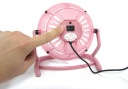 360-degree rotating ultra quiet USB fan orange