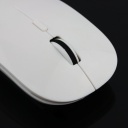 10M 2.4G Wireless Ultra-Thin Optical Mouse White for Laptop PC