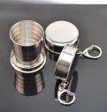 Stainless steel portable tickets mini retractable cup small