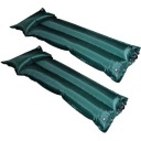 Green fold with pillow automatic inflatable single inflatable cushion