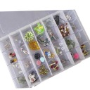 transparent box oversized 28 grid assemble DIY jewelry box storage box