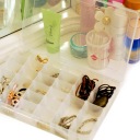 transparent box 36-cell large-capacity jewelry box storage box