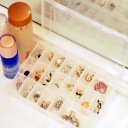 transparent box 24 frames assemble DIY jewelry box storage box