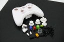 White Controller Case Shell Cover with Buttons for XBox 360