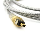 6FT FIREWIRE 800 400 CABLE 6 to 4 PIN 6' IEEE1394B 6 FT Clear