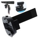 2 in 1 Universal Black Plastic Sliding Camera Clip Mount for Xbox 360 Kinect and PS3 Move