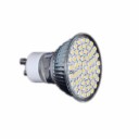 GU10 60LED Spot Light 220-240V 4W 3528 SMD 6000K White Bulb Lamp For Home