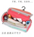 Multi-functional waterproof wash bag with hook Pouch watermelon red