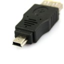 Standard USB 2.0 Female to Mini 5 Pin Male Adapter Converter
