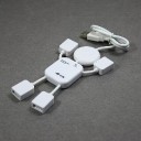 4 Port USB 2.0 480Mbps High Speed Cable Hub for PC