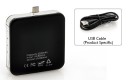 Portable Micro USB Mobile Phone Charger - Solar Charger, 2200mAh
