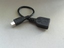 Micro Male to Female Connector Cable,USB OTG host data cable for I9100
