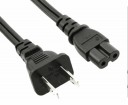 2 Prong US Black Power Cord Cable Connector for Laptop AC Power Adapter Charger