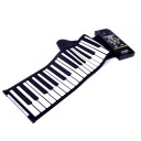 2013 hot selling 61keys USBsilicone flexible roll up piano