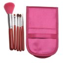 Professional Brush Set With Lovely Red Pouch