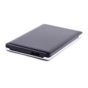 USB 3.0 Hard Disk Drive Enclosure for 2.5" SATA HDD - Black + Silver