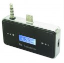 3.5mm In-car Car Handsfree FM Transmitter Backlight LCD Display for iPhone 5 5S 5C